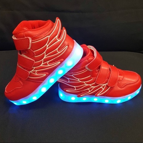 light up red shoes